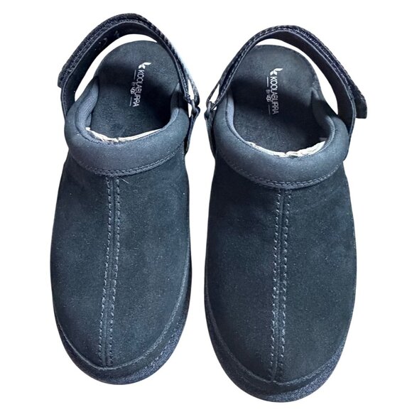 Koolaburra by UGG Tizzy Black Suede Platform Clogs Size 10 - Picture 13 of 16